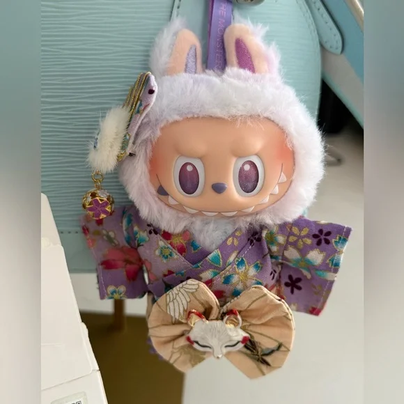 Labubu Plush Doll “LUCK” Pop Mart's The BIG ENERGY Series in CUSTOM OUTFIT~NWB - Picture 11 of 11